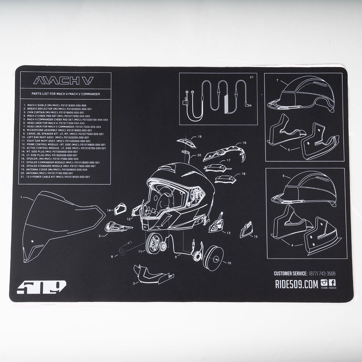 Mach V Desk Mat