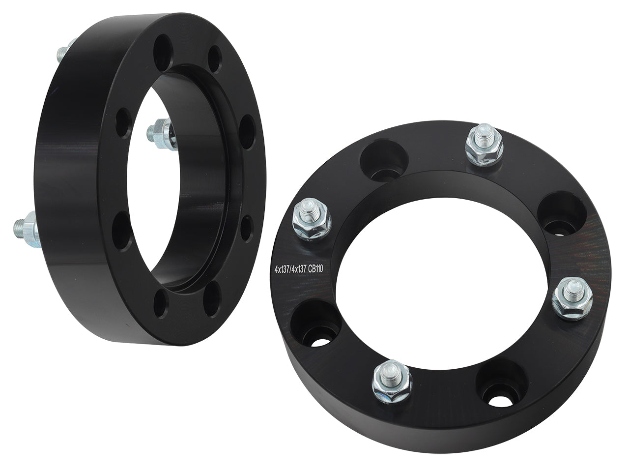 Bronco Levikepalat ATV 1,5" (38mm)  4/136,5 M10 x 1.25mm pari Black