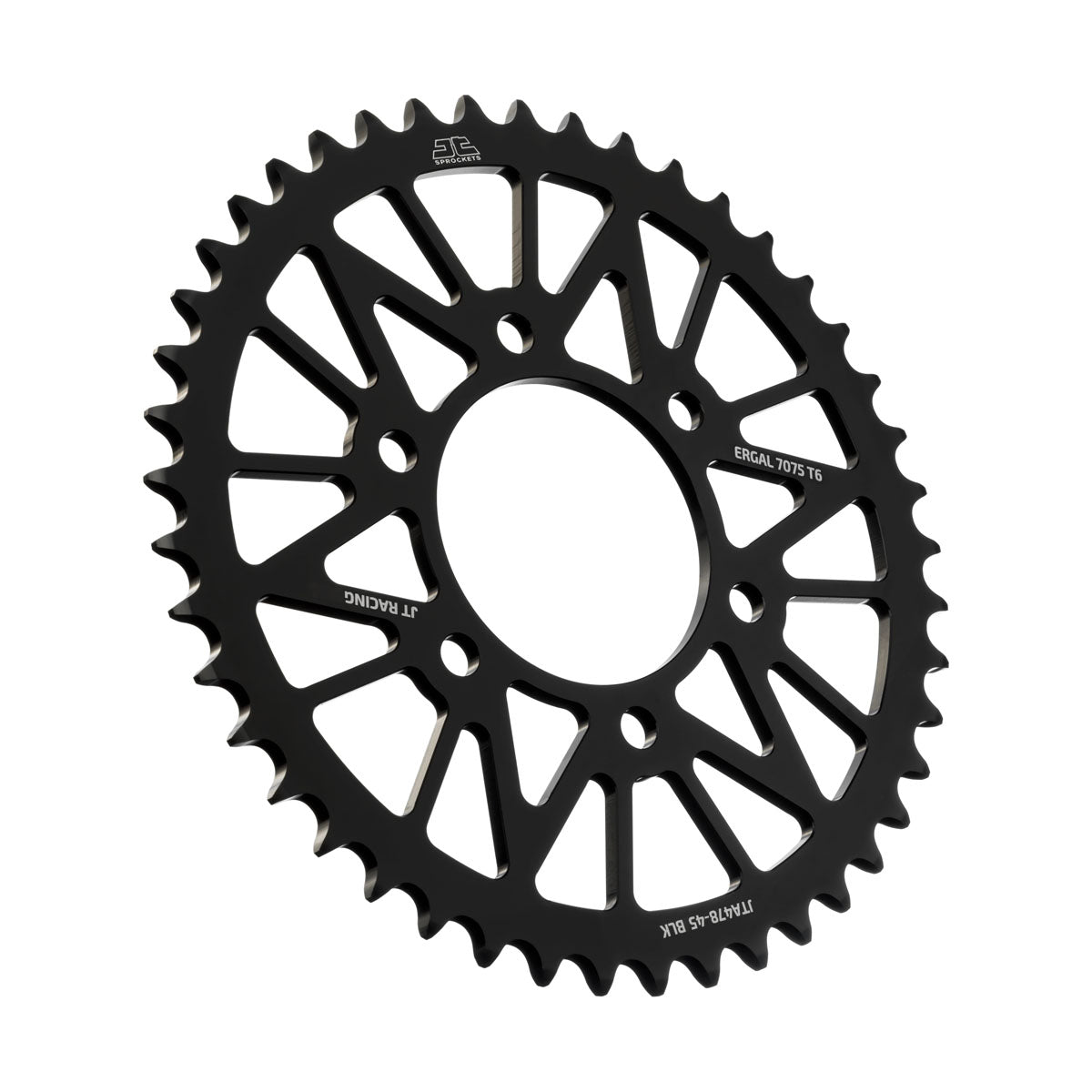 JT Takaratas Alumiini 7075 T6 Musta JTA478.45BLK