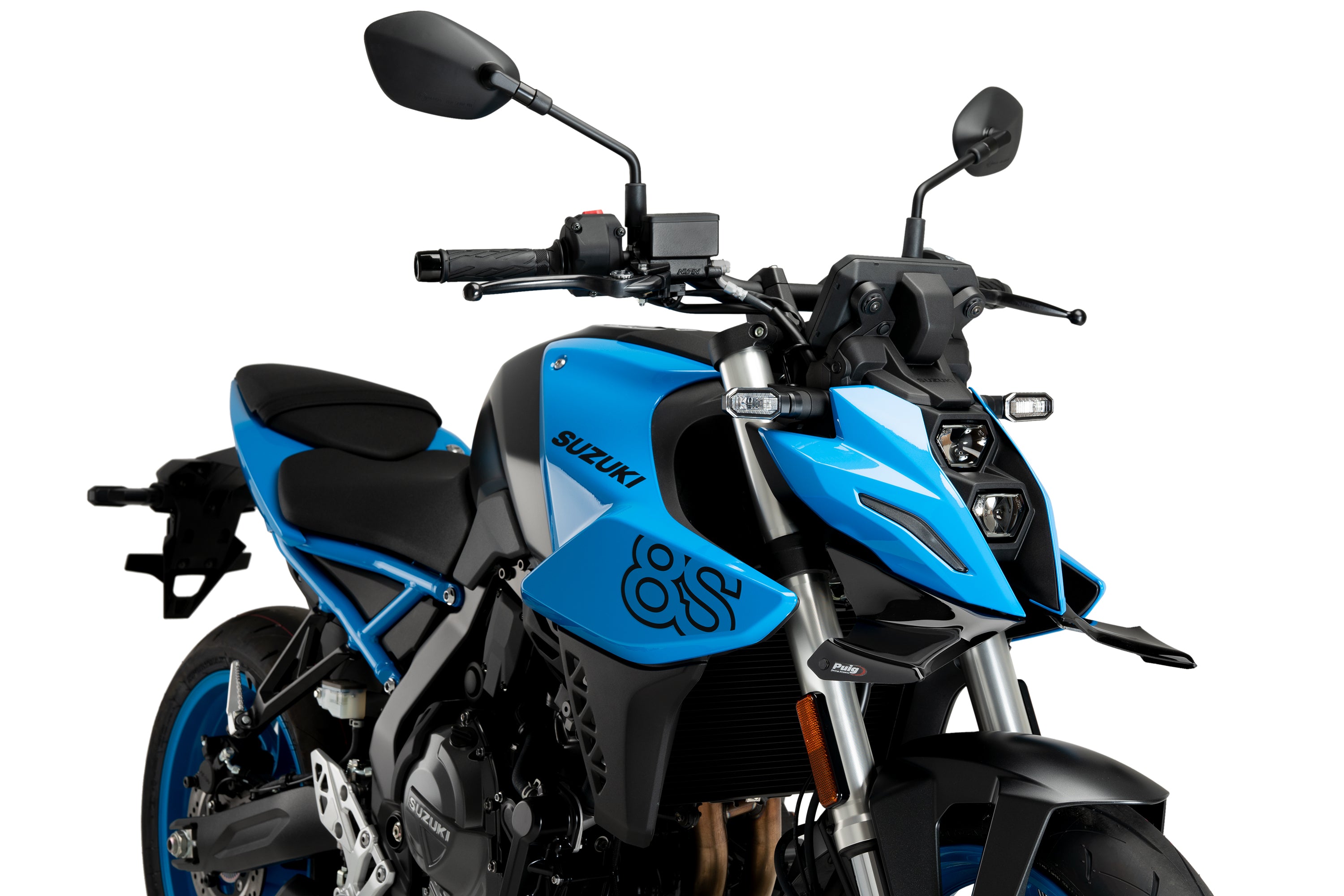 Puig Frontal Spoiler Naked Suzuki Gsx-8S 23' C/Black