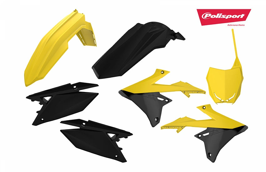 Polisport kit Suzuki RMZ450(18->) RMZ250(19->) Yellow/Black