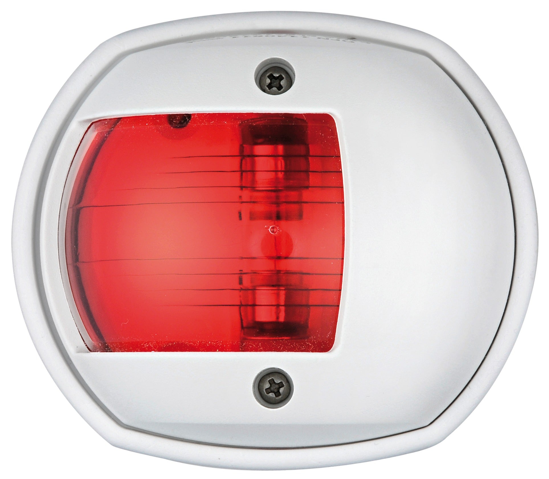 Kulkuvalo Compact 12 valkoinen - punainen