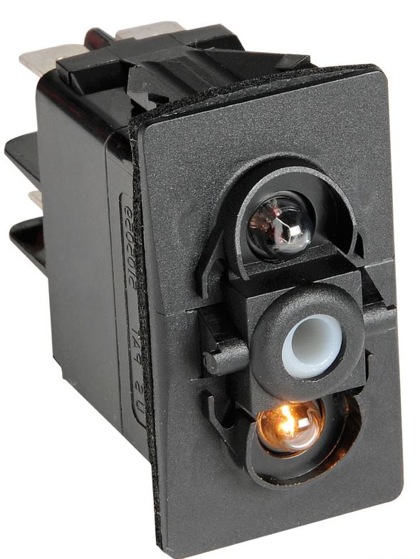 Katkaisija (ON)-OFF-(ON) ilman LED