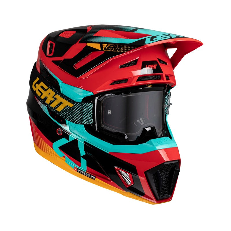 Moto 7.5 V25 Crossikypärä Laseilla