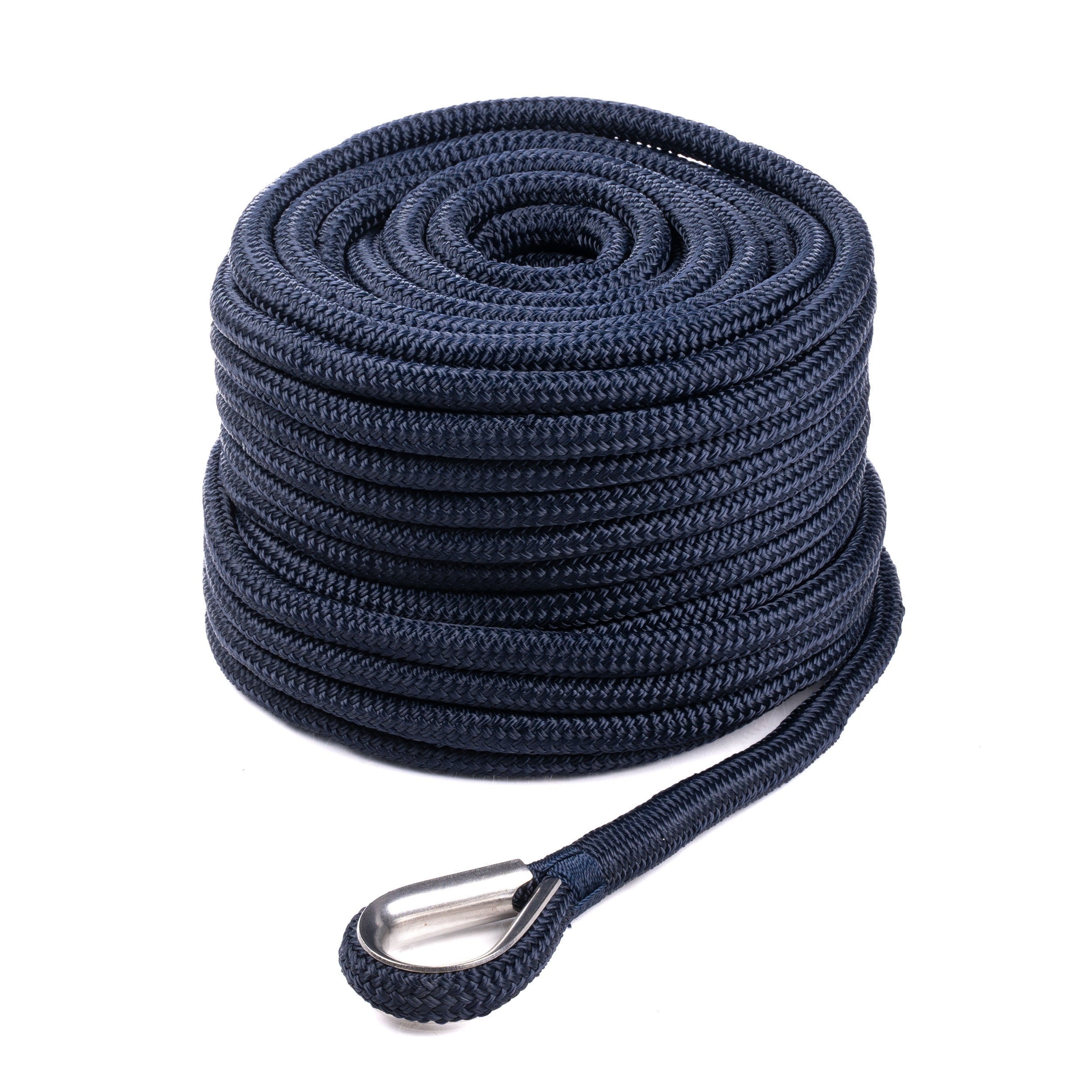 Qvarken Ankkuriköysi Dockline koussilla 14mm 40m navy sin