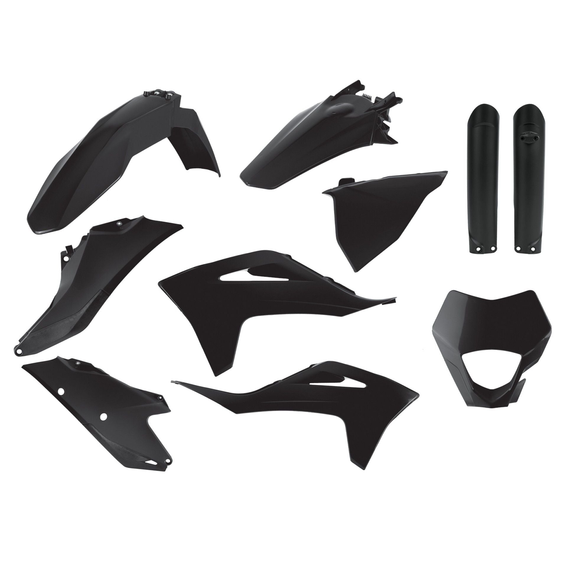 Polisport Full kit enduro Kit EC/ECF/MC/MCF (21->) Black
