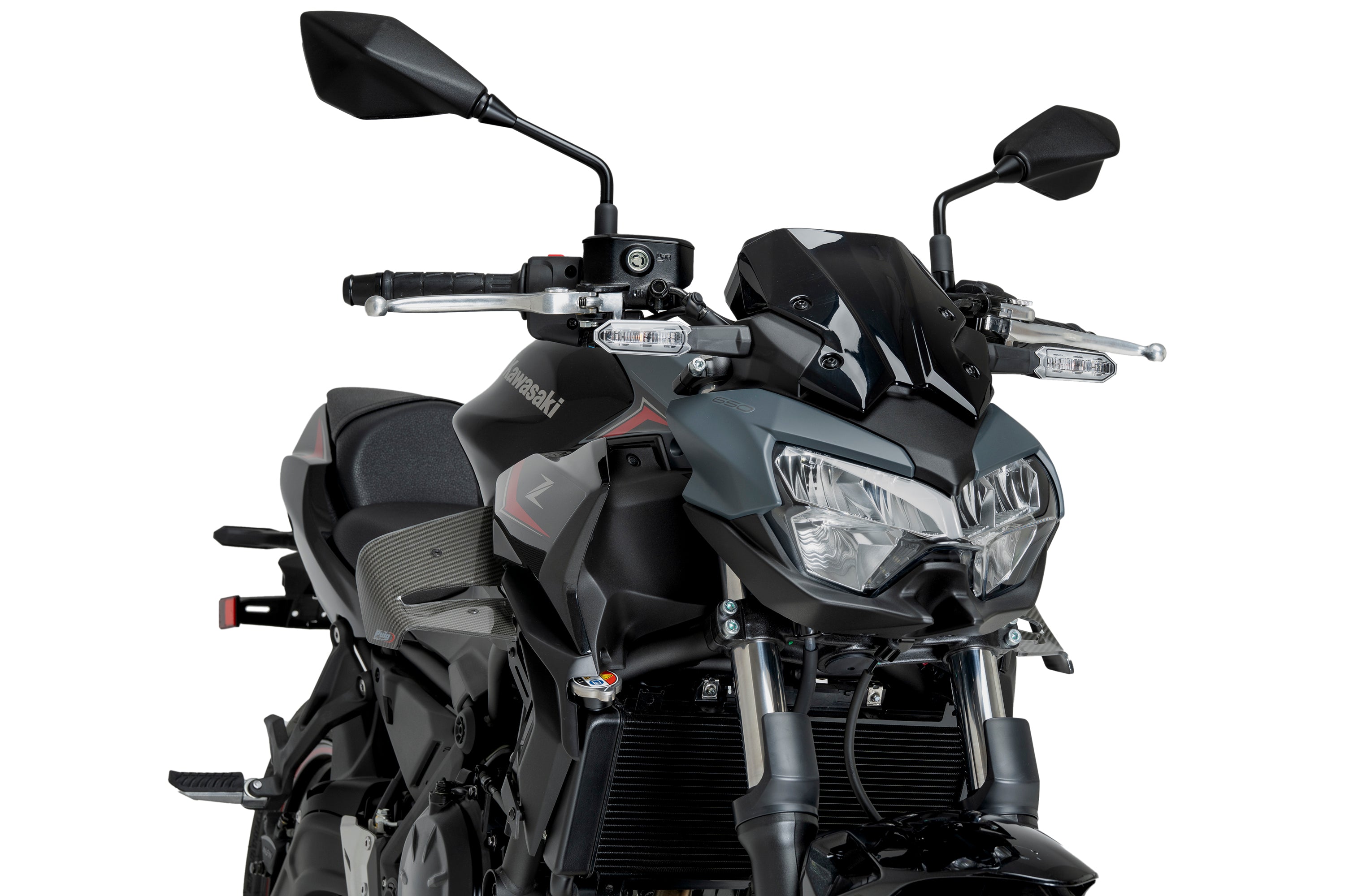 Puig D12 Spoilers Kawasaki Z650 20'-25' C/Carbon Look