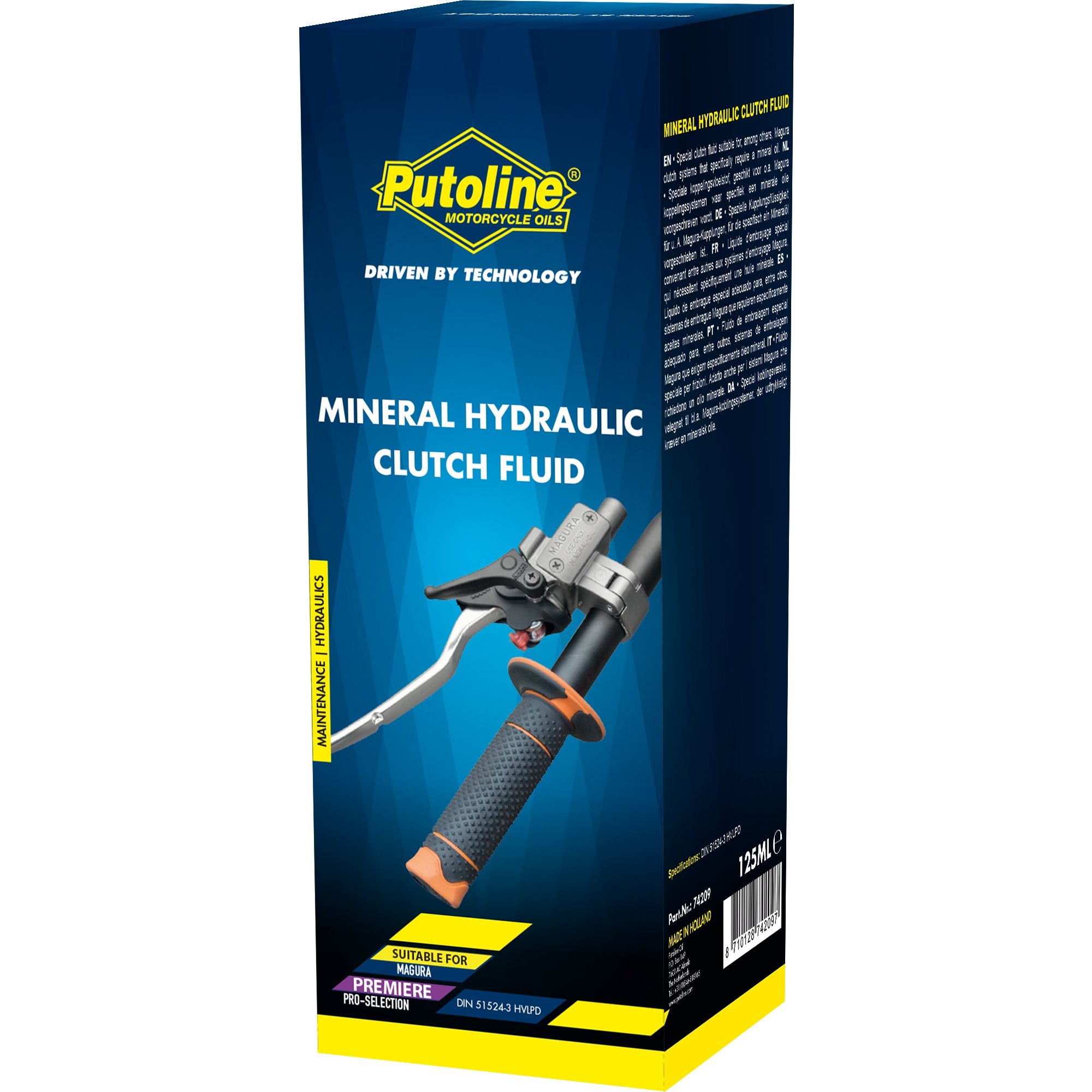 Putoline Hydraulic Mineral Clutch Fluid - 125ML (12)
