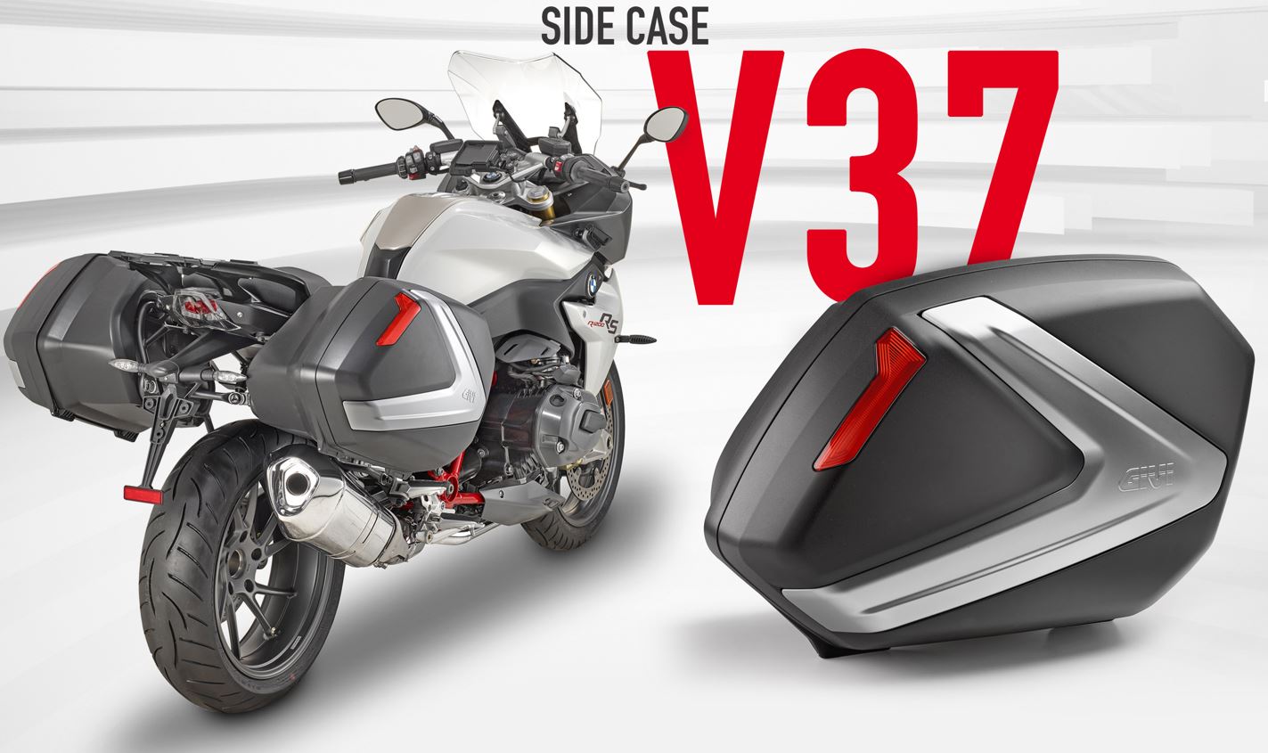 Givi V37 monokey 37lt laukkupari musta sivupaneeli