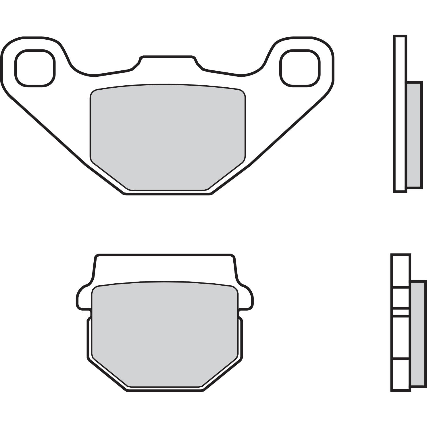 Brembo Jarrupalat Sintered Off-Road