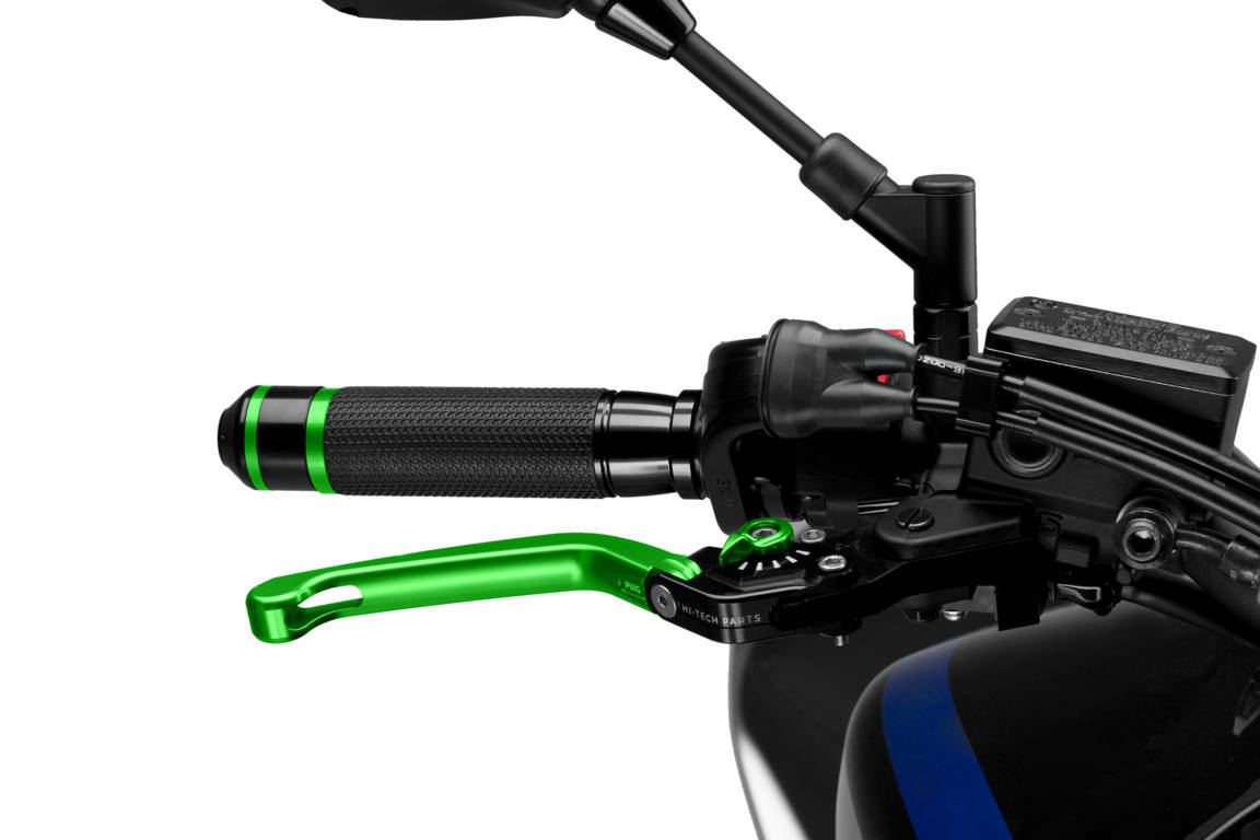 Puig Foldable Brake Lever 3.0. C/Green Selector C/Green