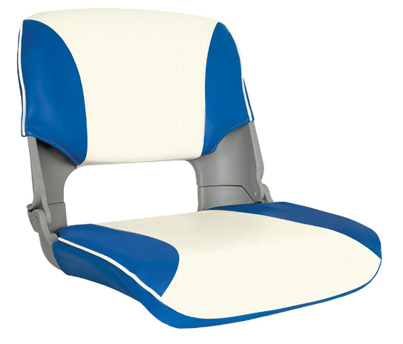 OS SKIPPER SEAT FOLDING UPHOLSTERED  BLUE/WHITE