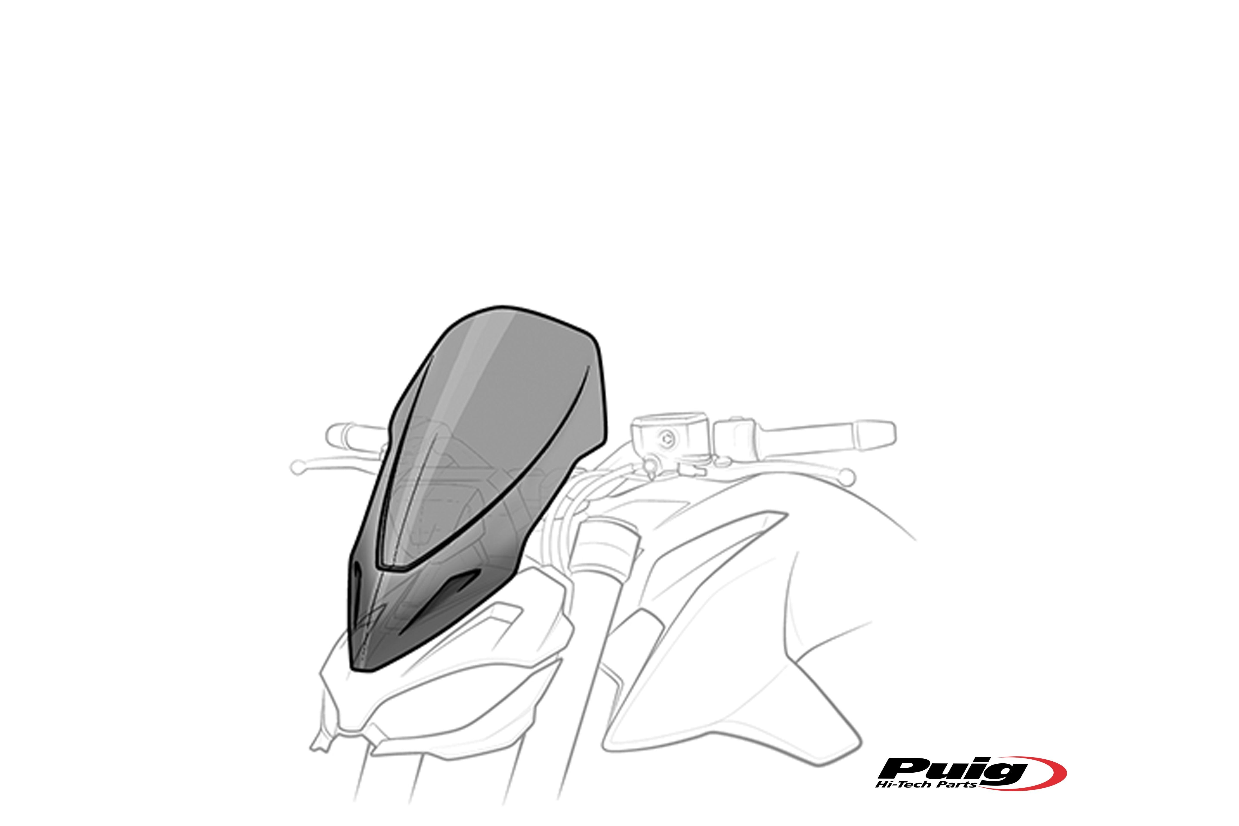 Puig Windshields N.G.Touring Yamaha Mt07 21'- C/Clear
