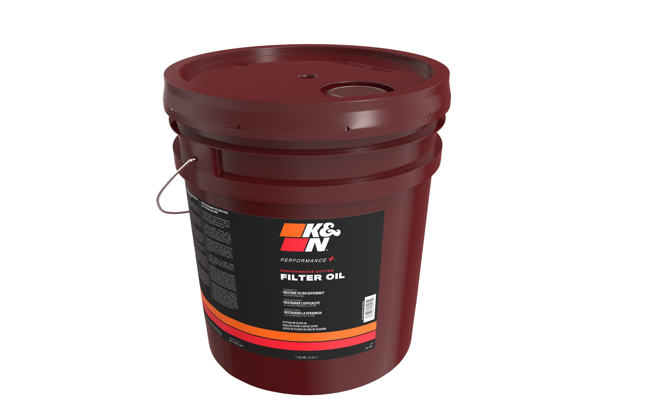 K&N Filter Oil: 5 Gallon Pail