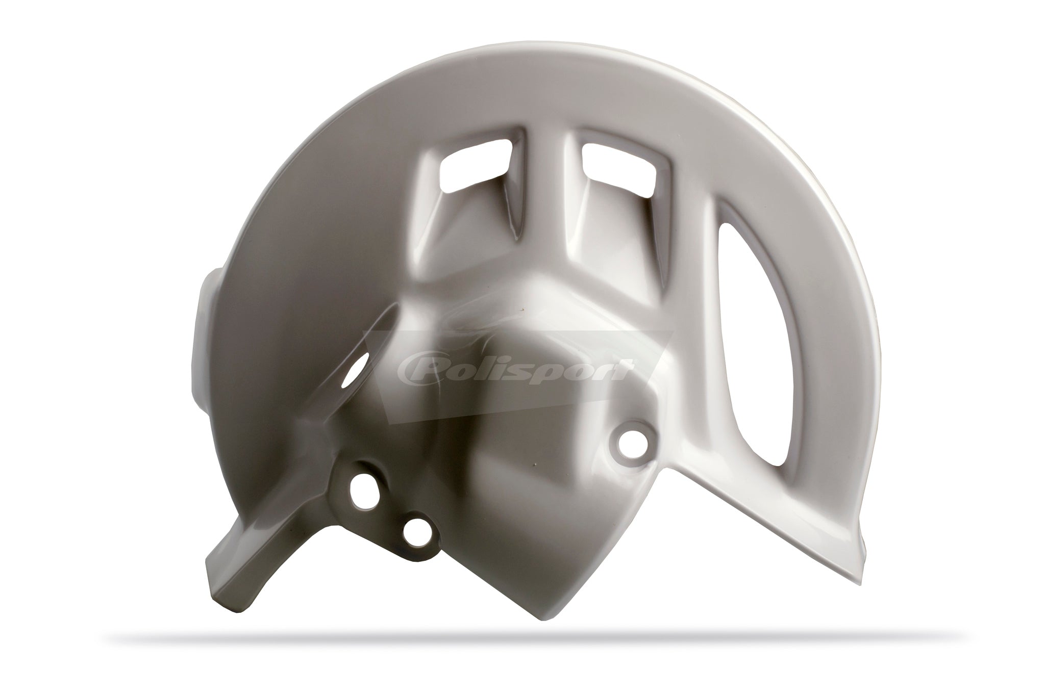 Polisport front disc protector CR125/250(95-07)/CRF450R(02-08) white