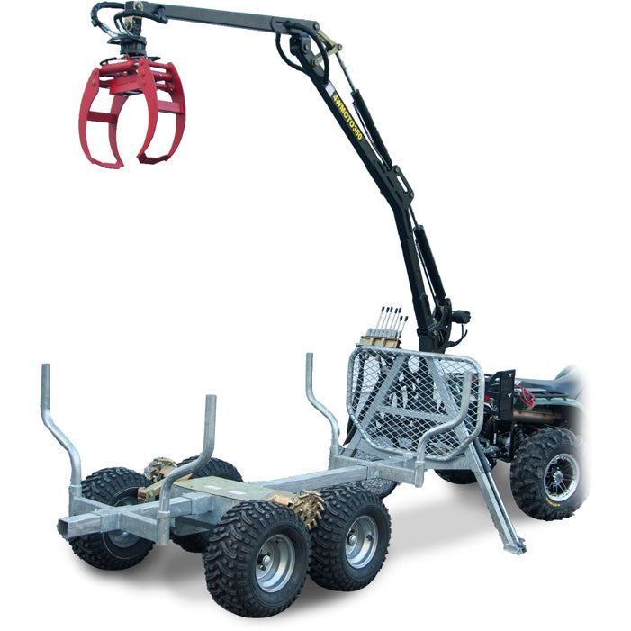 ATV Metsäkärry 350-II Hydraulisella vedolla ja vinssilla