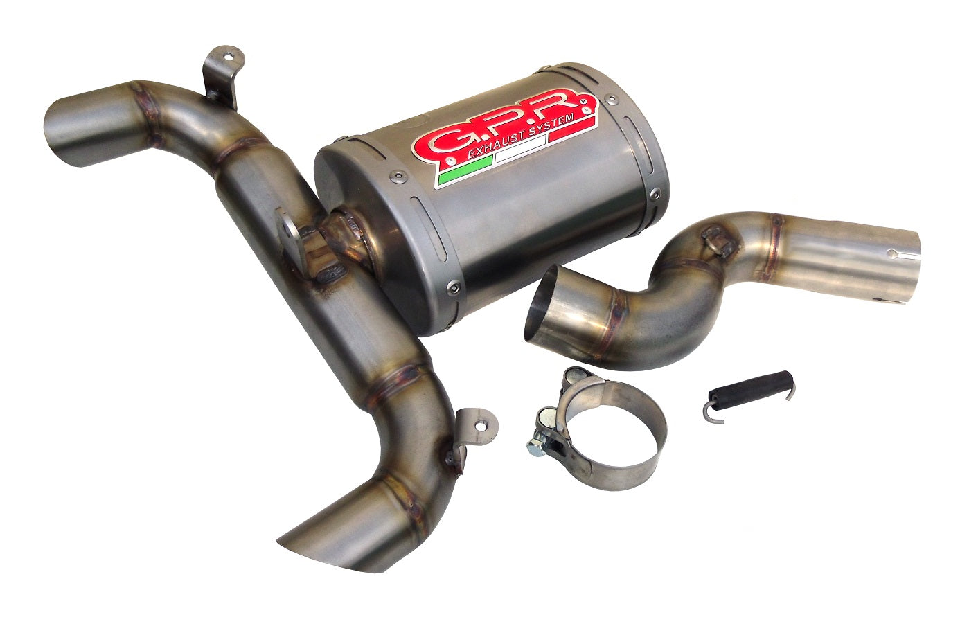 GPR Suzuki Gsr 600 2006/11 Ghost line EC-Approv. slip-on exhaust Titanium Oval