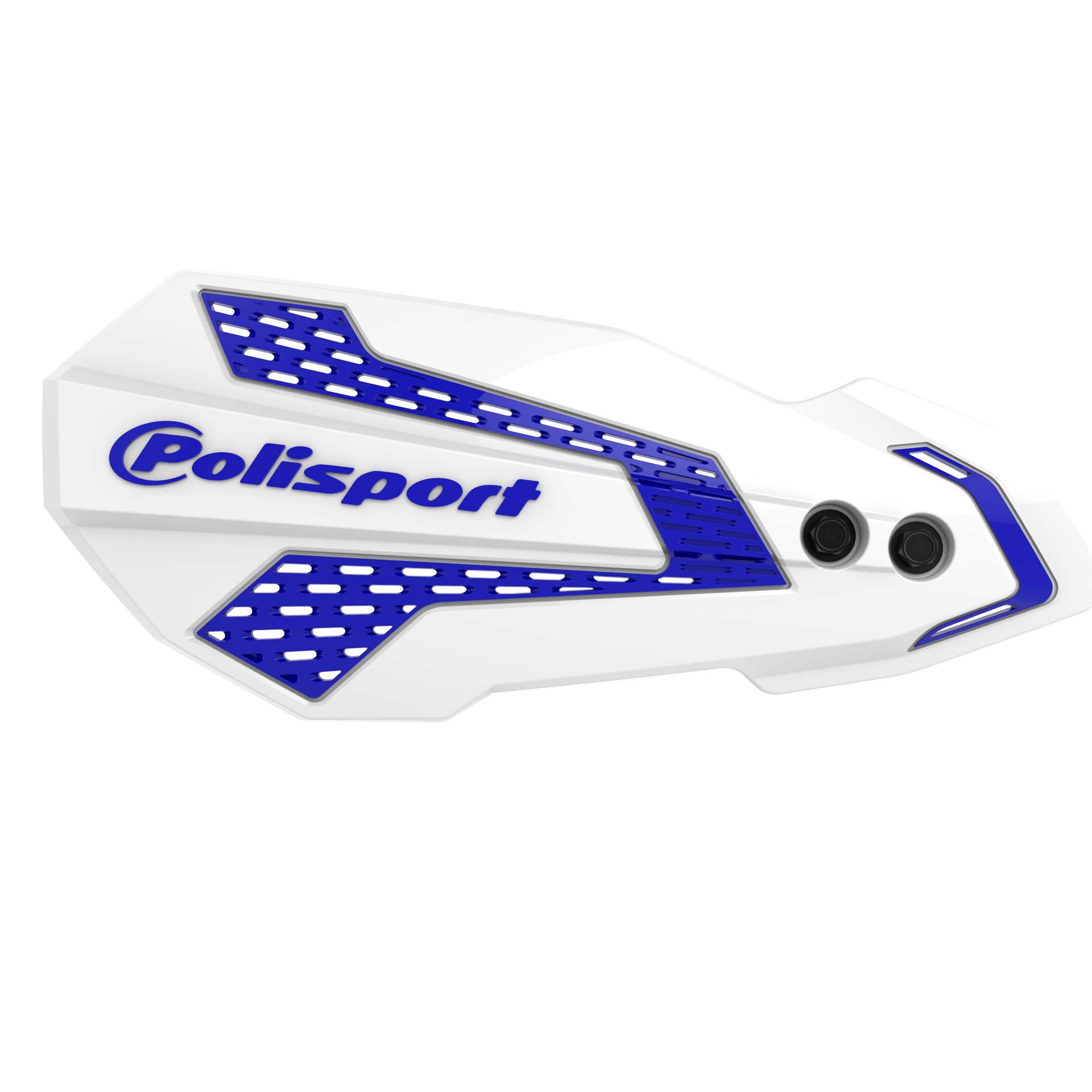 Polisport MX Flow Käsisuojat  YZ/YZF/WR 08-21 VALKOINEN/SININEN YAM95