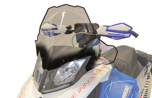 Powermadd Windshield Rev XP (17.5"), Tall, Clear w/Black Fade
