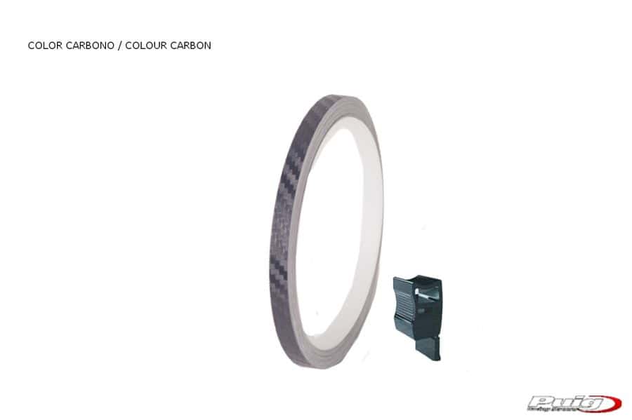 Puig Rim Strip 6 Meters+Aplicator C/Carbon Look