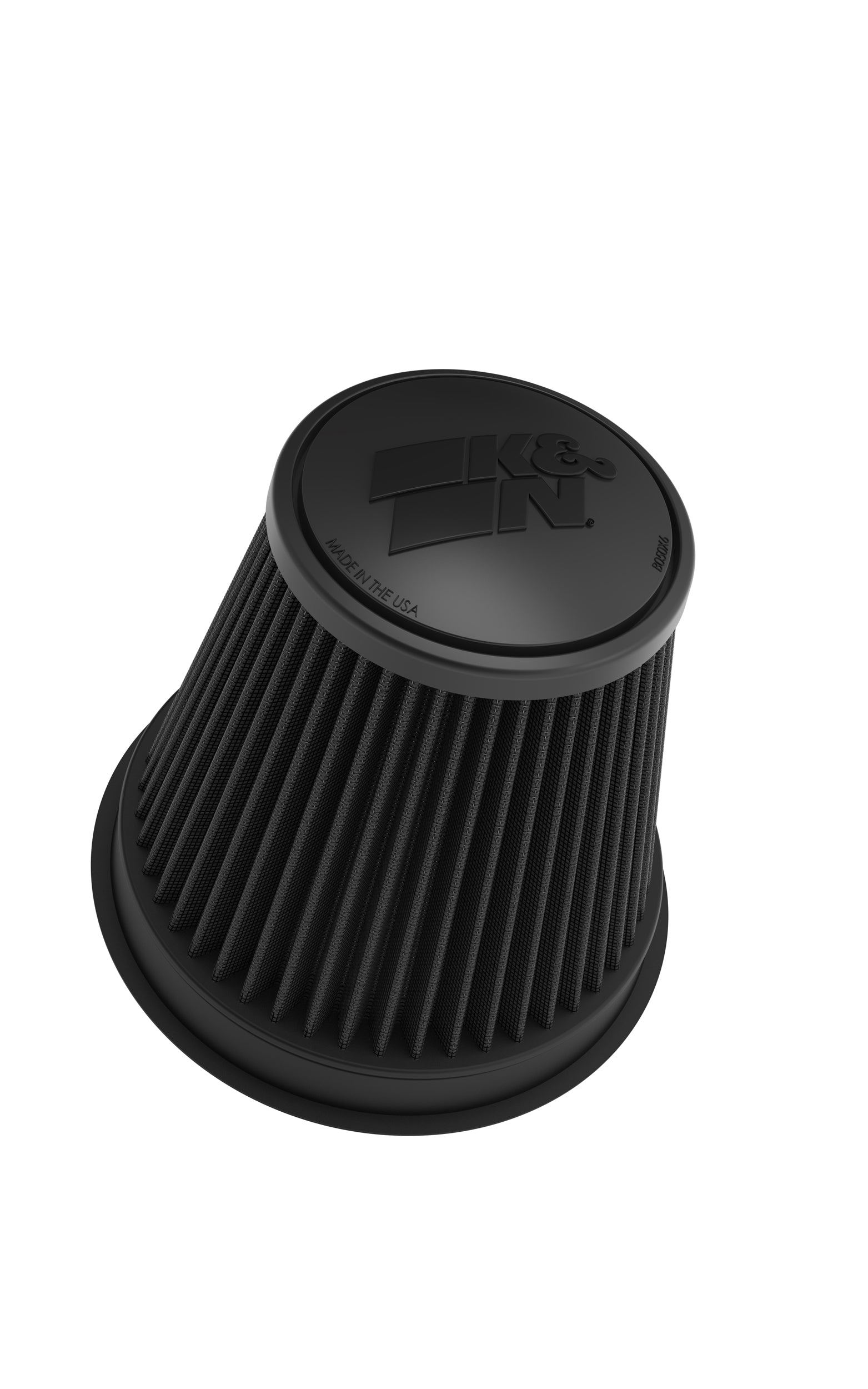K&N Universal Clamp-On Air Filter 5"Flg, 8-1/2"B, 5"T, 8"H Gen 3 Dry