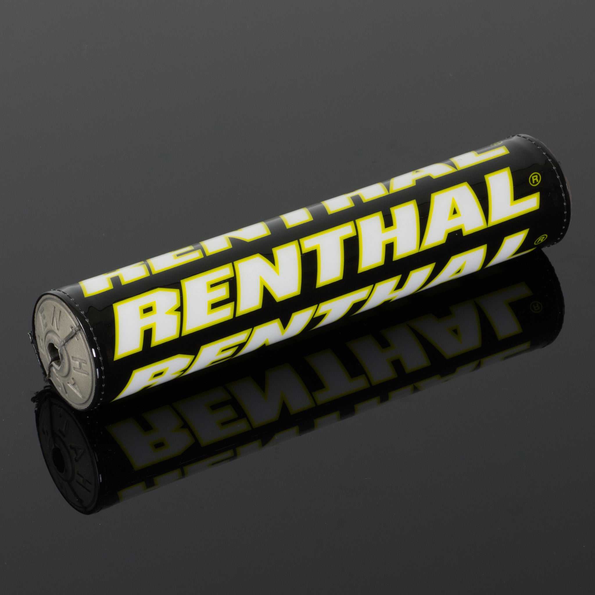 Renthal Shiny Pehmuste Musta/Valkoinen/Keltainen