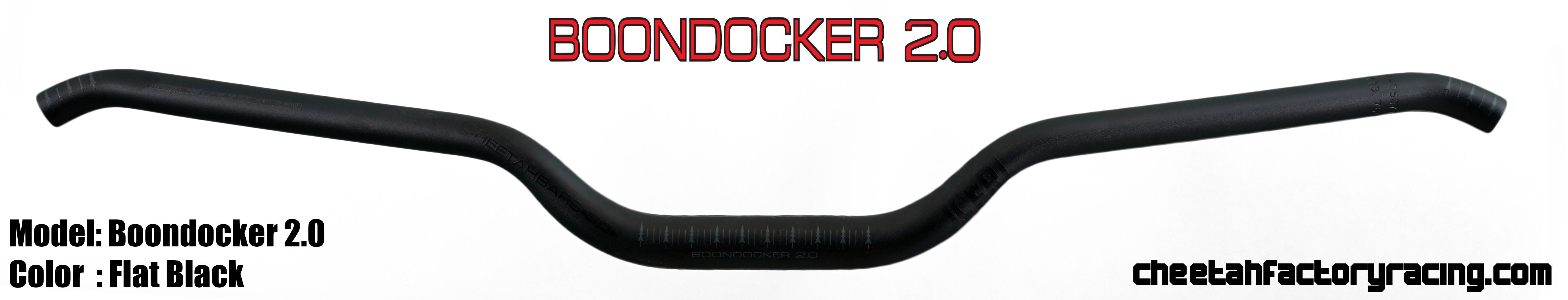 CFR Boondocker Ohjaustanko 2.0 Flat musta