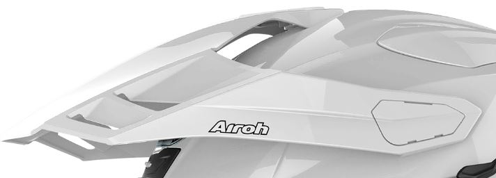 Commander peak Color white gloss
