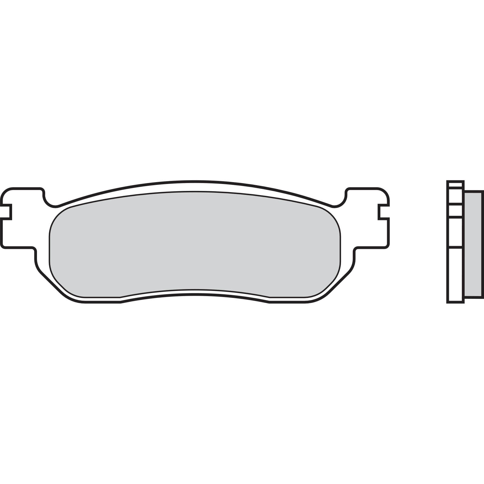 Brembo Jarrupalat Taakse Sintered Road