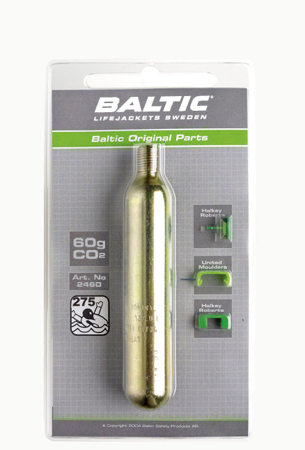 Baltic CO2 patruuna 60g + varmistinnastat