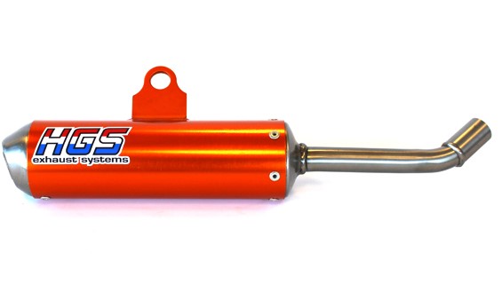 HGS Äänenvaimennin 2T Racing SX85/TC85/MC85 25-.. Oranssi Steel