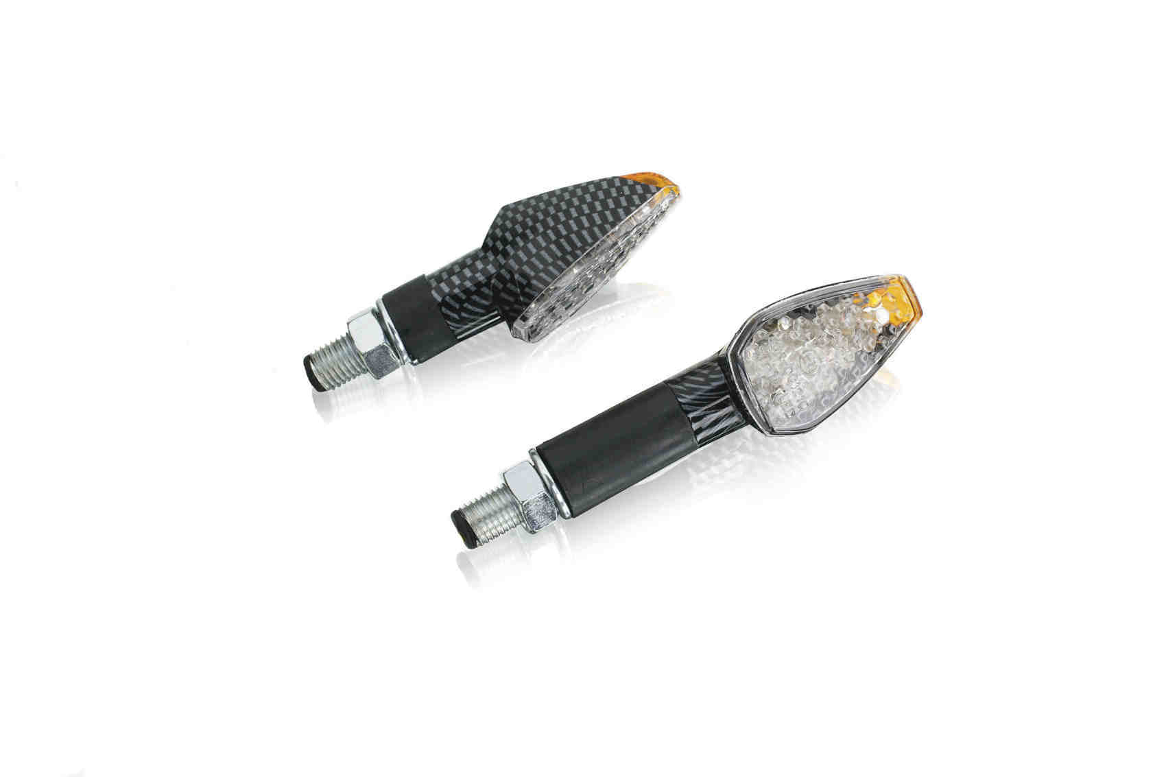 Puig Turn Light Peak Short Carbon Leds Homo