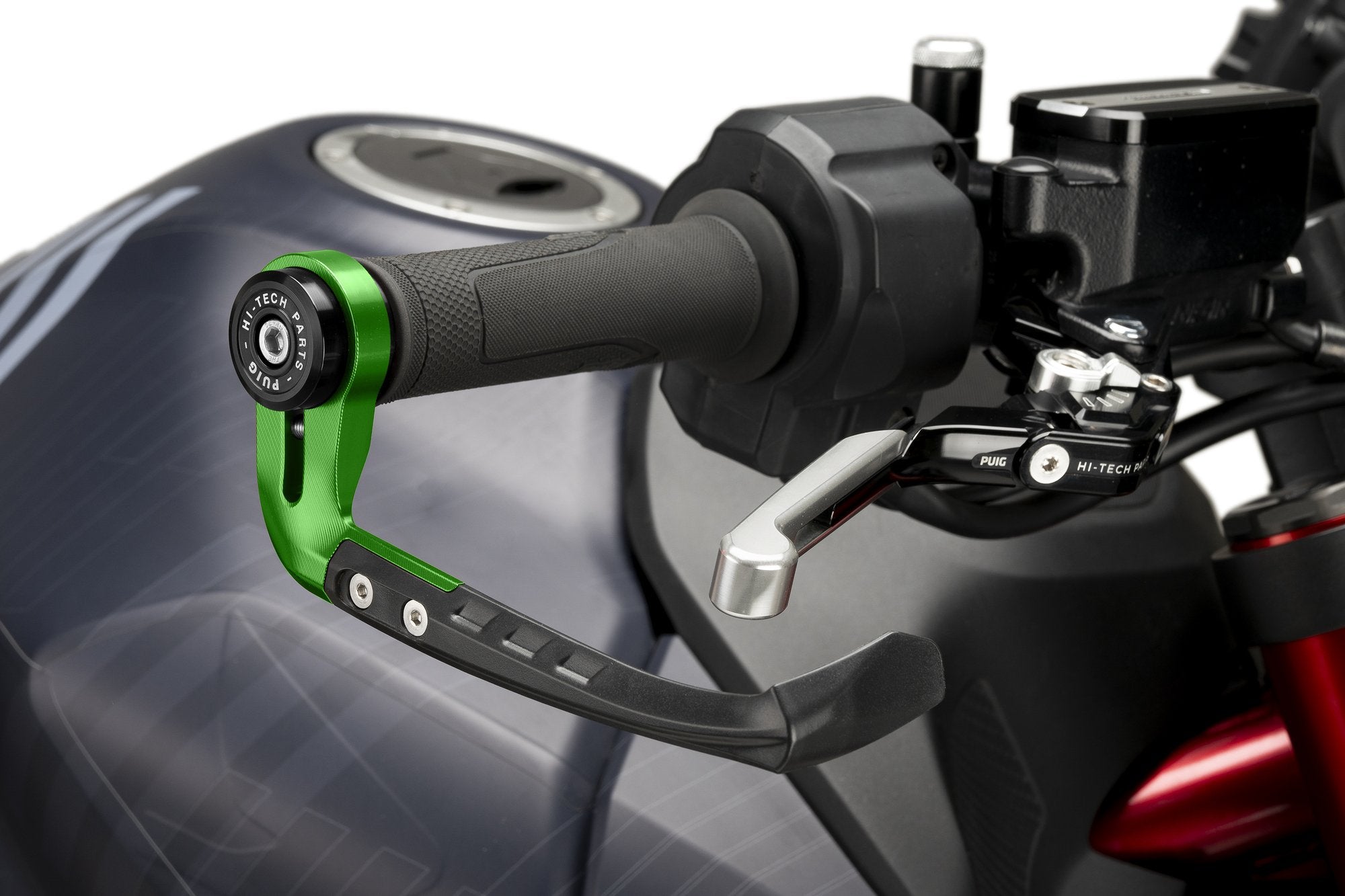 Puig Protector Brake Lever Raw C/Green