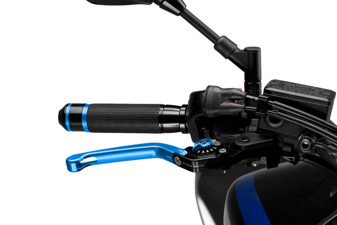 Puig Foldable Brake Lever 3.0. C/Blue Selector C/Blue