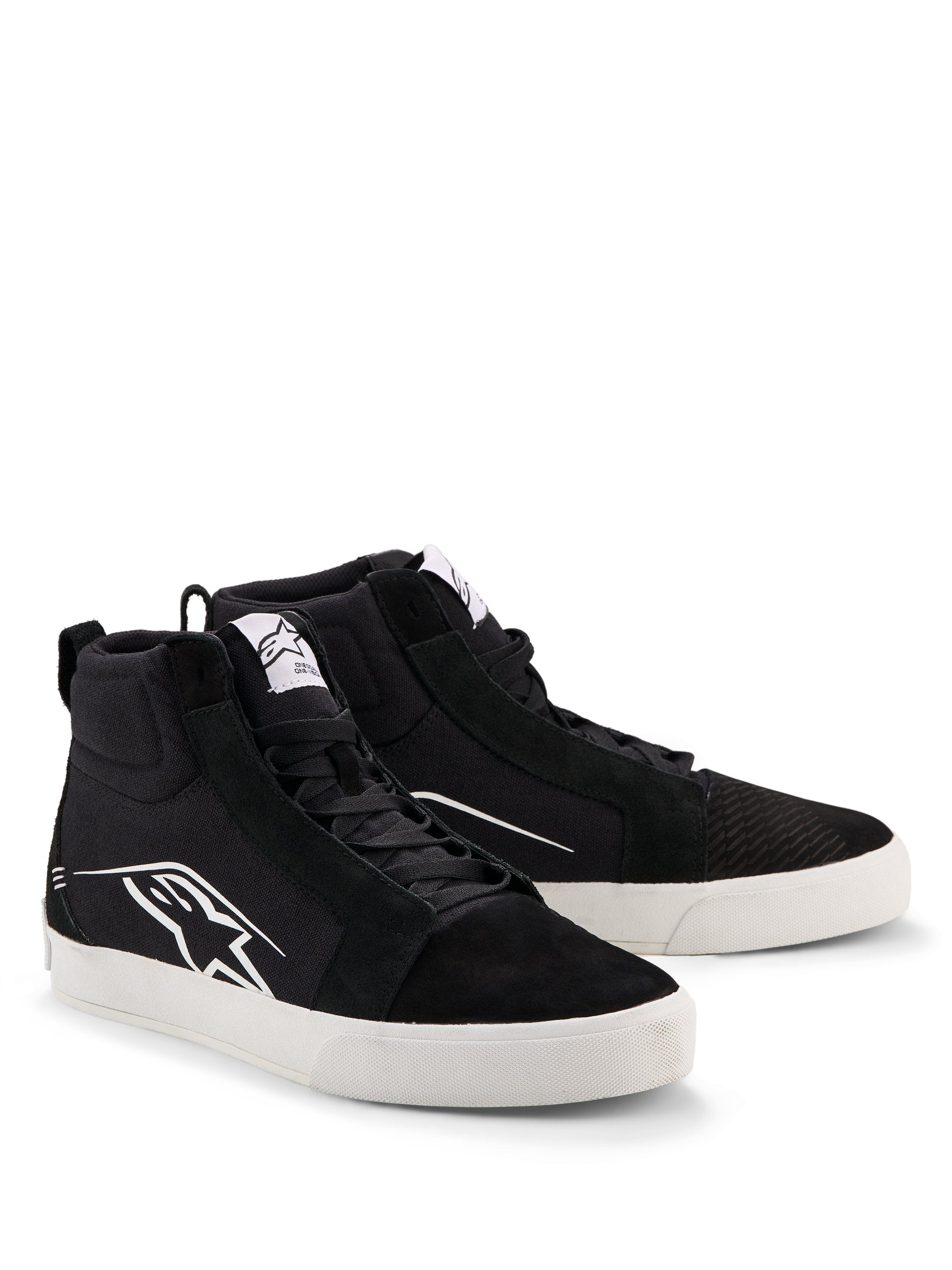 Alpinestars Ajokenkä Ride -63 Canvas Musta/Valkoinen