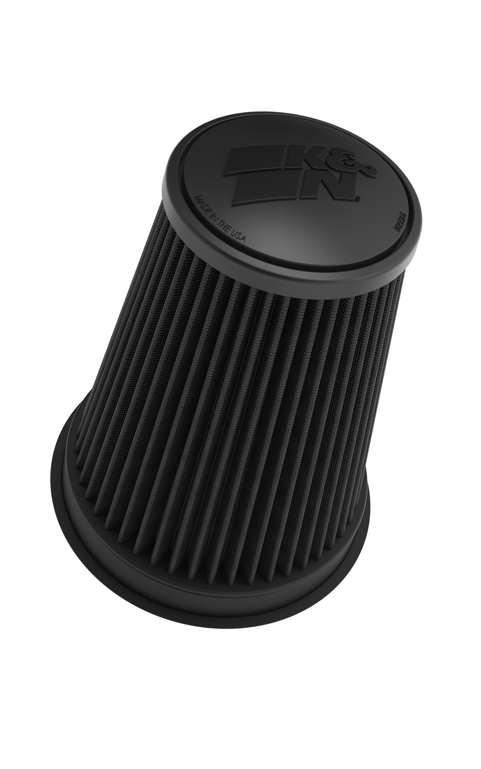 K&N Universal Clamp-On Air Filter 5"Flg, 8-1/2"B, 5"T, 10-1/2"H Gen 3 Dry
