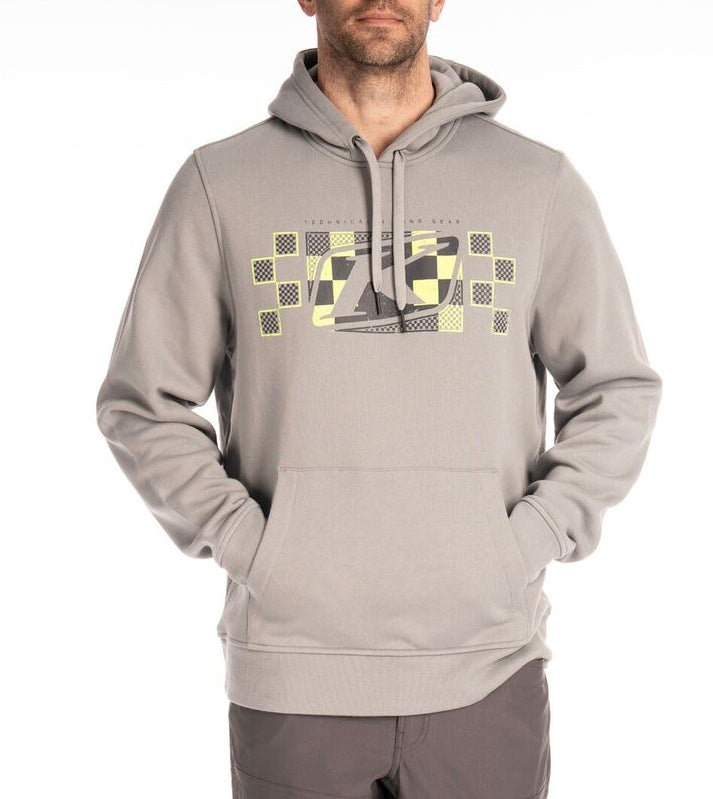 Checkered Banner Pullover Hoodie