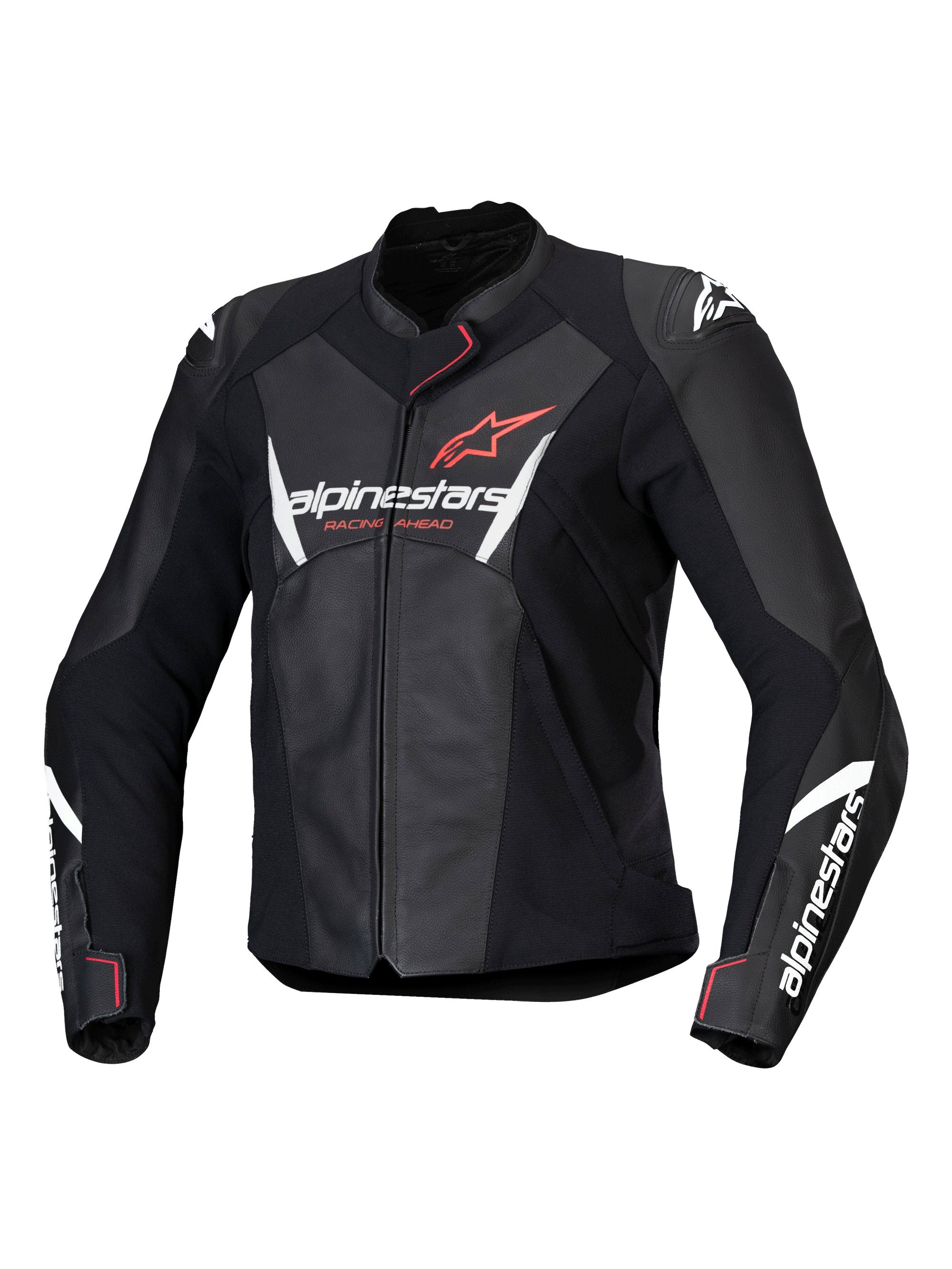 Alpinestars Nahkatakki Naisten Faster v3 Musta/Valkoinen/Coral