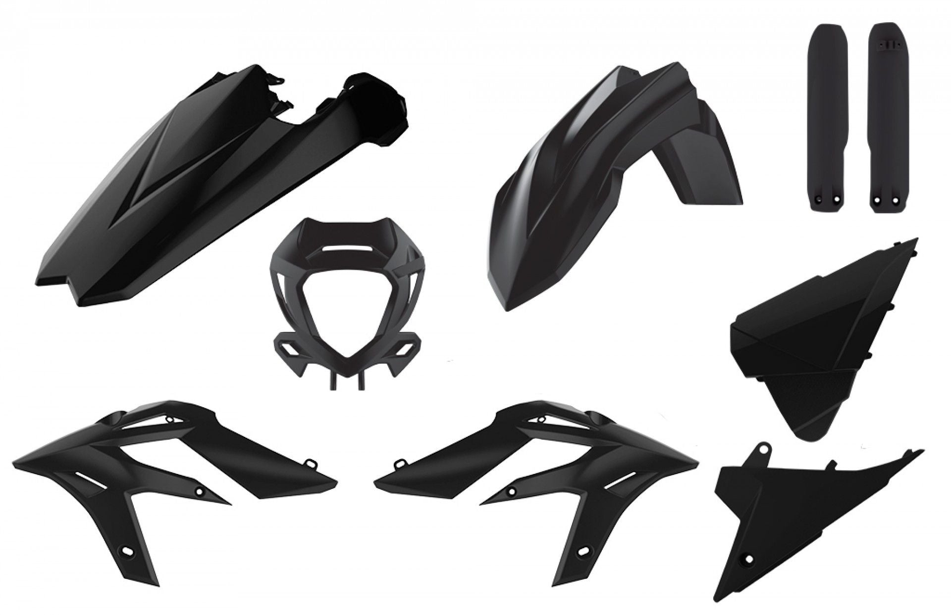 Polisport Full kit X-TRAINER (20-21) Black Black