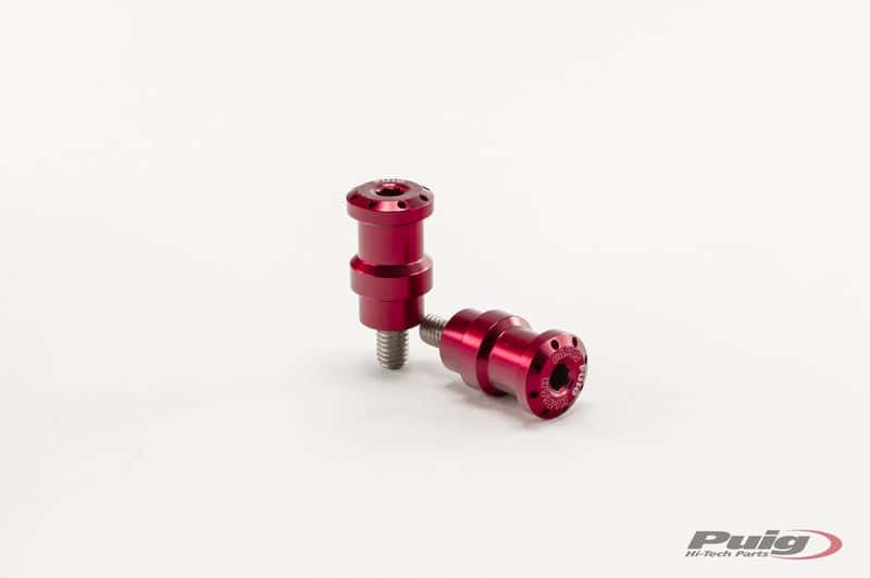 Puig Spools By Pair Hi-Tech Parts Diam.8Mm C/Red