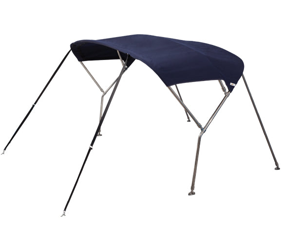 *OS SAILBOAT BIMINI STAINLESS STEEL 3 BOW 1.8M-2.1M BLUE