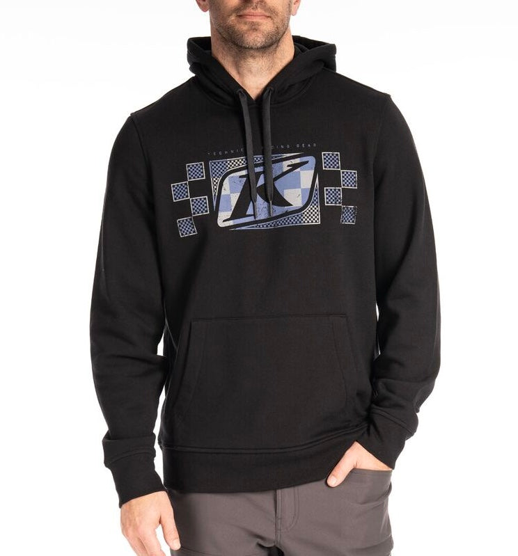 Checkered Banner Pullover Hoodie