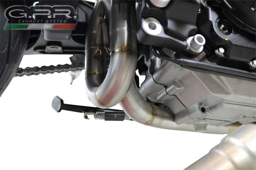 GPR Aprilia Shiver 900 2017/20 e4 Decat pipe manifold Decatalizzatore