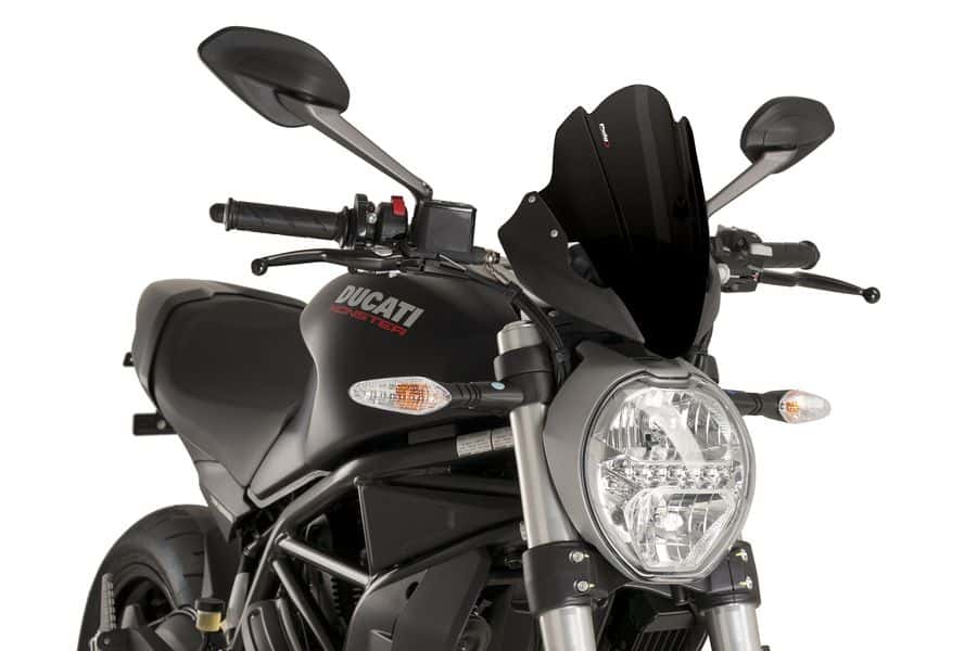 Puig Touring Screen Ducati Monster 1200R 16'-18' C/Blac
