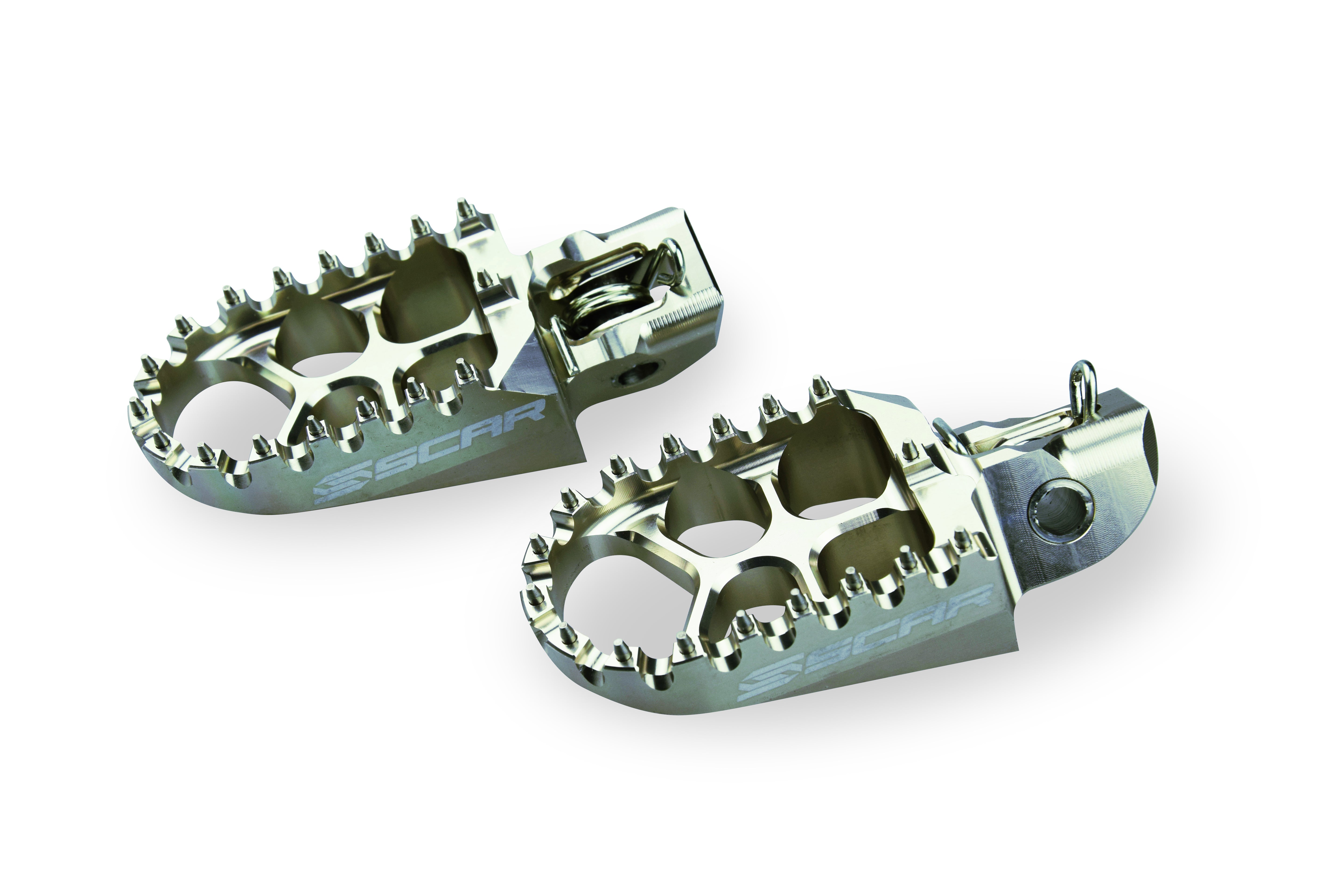 Scar Evolution Footpegs - Ktm/Husq.  Titanium color