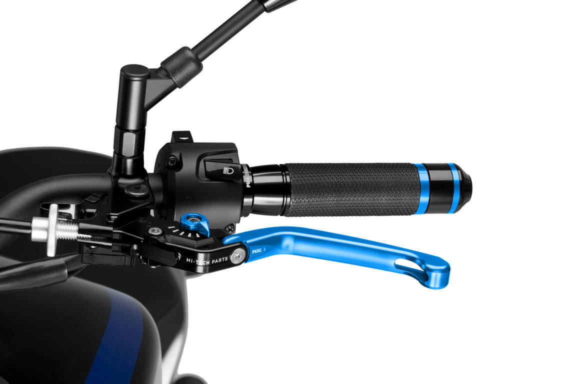 Puig Foldable Clutch Lever 3.0. C/Blue Selector C/Blue