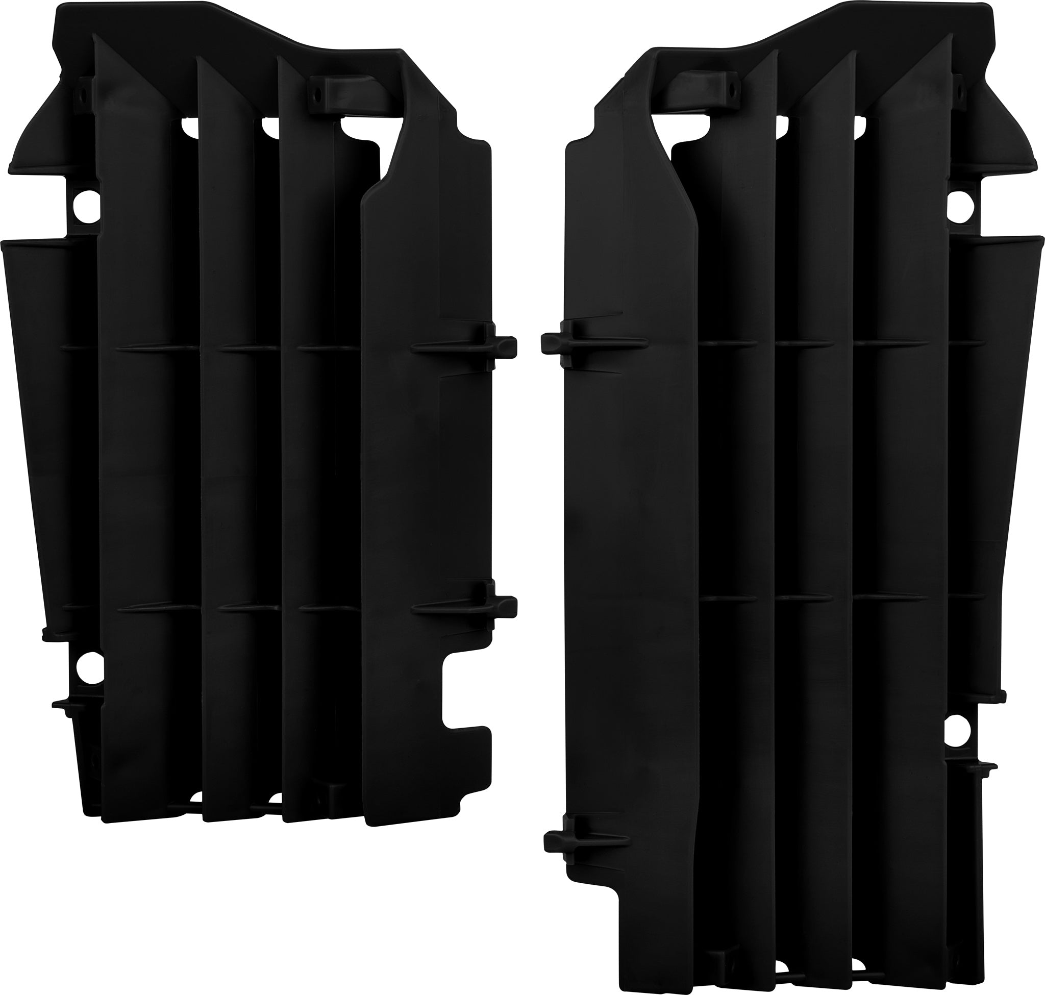 Polisport radiator louvers Kawasaki KX250F(17) OEM Color black