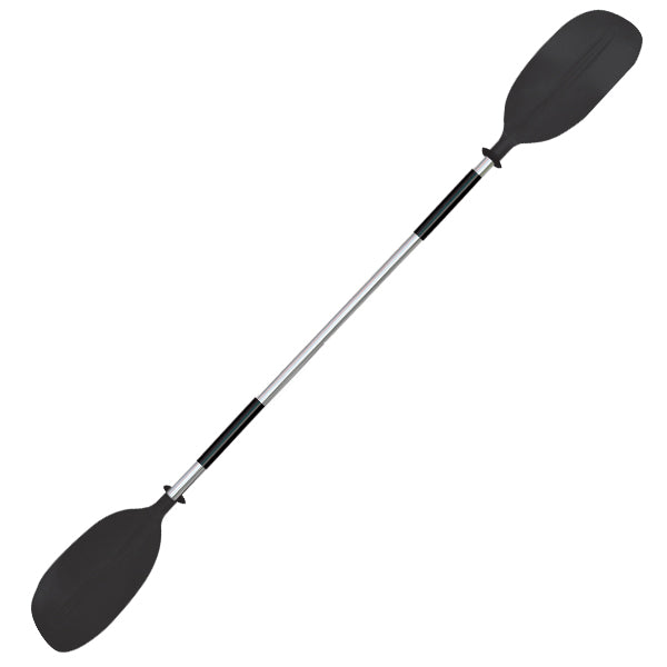 *OS KAYAK PADDLE 2 PCE - ASYMMETRIC BLADES 2170mm BLACK