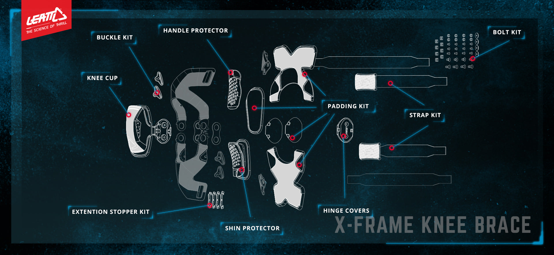 Shin Protector X-Frame XXL Pair