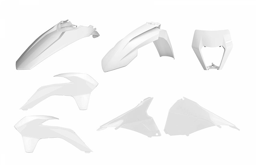 Polisport kit w/mask enduro restyling KTM EXC/EXC-F(14-16) white ktm